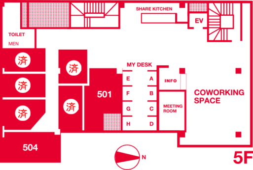385PLACE 5F floormap